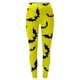 thumbnail image 3 of Shwomsmer Women's D Casual Red Printed Yoga Pants Leggings Bright Leggings with Pockets, 3 of 3