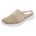 thumbnail image 2 of AUDeals Women's Backless Mules, Knitted Mesh Slip On Shoes with Arch Support and Soft Sole Comfort for Summer Walking, 2 of 9