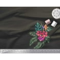 thumbnail image 2 of Soimoi Rayon Crepe Fabric Floral & Leaves Tropical Decor Fabric Printed Yard 46 Inch Wide, 2 of 2
