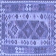 thumbnail image 1 of Ahgly Company Indoor Square Persian Blue Traditional Area Rugs, 3' Square, 1 of 4