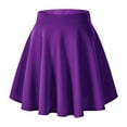 thumbnail image 4 of HZLPFO Women's Mini Skirt Pleated Tennis Skirt with Shorts High Waisted Golf Skort Mini Skirt Workout Skirt Athletic Skorts with Pockets Purple,L, 4 of 4