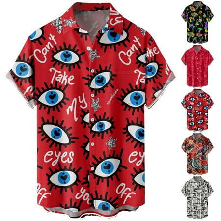 

Adult Casual Shirts Fashion Party Clothing Apparel For Men Boys