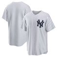 thumbnail image 1 of Maillot de Baseball pour Hommes MLB Yankees Blanc Uni Broderie Réplique Adulte, 1 of 2