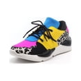 thumbnail image 2 of Cape Robbin Dreamland Multi Color Mix Lace Up Bright Chunky Fashion Sneaker (6.5), 2 of 4