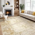 thumbnail image 2 of x Area Rug Living Room Rugs - Washable Neutral Modern Abstract Soft Thin Large Rug Indoor Floor No Slip Rug Carpet for Bedroom Under Dining Table Home Office Decor -, 2 of 9