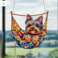 thumbnail image 4 of Yorkshire Terrier Acrylic Window Hanging, Dog Suncatcher, Cute Puppy Ornament, Pet Lover Gift, Window Decor, Home Hanging Art, 4 of 4