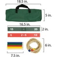 thumbnail image 2 of WE Games Rope Ring Toss Yard Game, Throwing Carnival Quoits Set, Solid Wood, 2 of 5