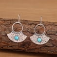 thumbnail image 3 of Namzi Retro New Unique Design Style Dangle Drop Earrings for Women Ethnic Bohemian Vintage Jewelry (Dark Blue), 3 of 3