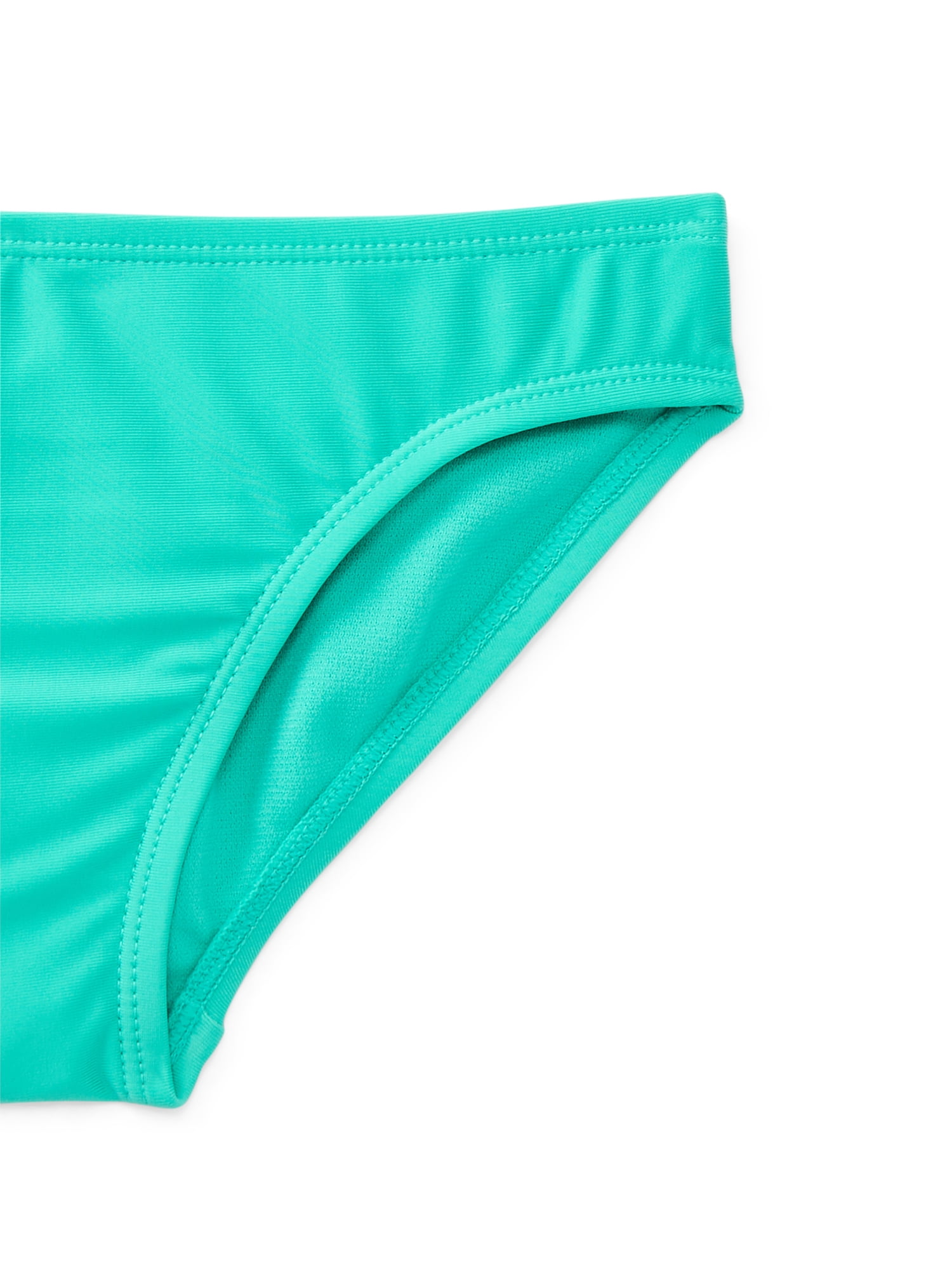 Wonder Nation Girls Everyday Bikini Swim Set with UPF 50+, 2-Piece, Sizes 4-18
