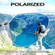 thumbnail image 3 of Gafas de sol Joopin Oversize Blue para hombre y mujer UV400 Silver, 3 of 6