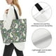 thumbnail image 3 of Disketp Retro Bunny Floral Bolsa Tote Estampada para Mujer, Bolso de Hombro y de Mano para Compras y Viajes, 3 of 8