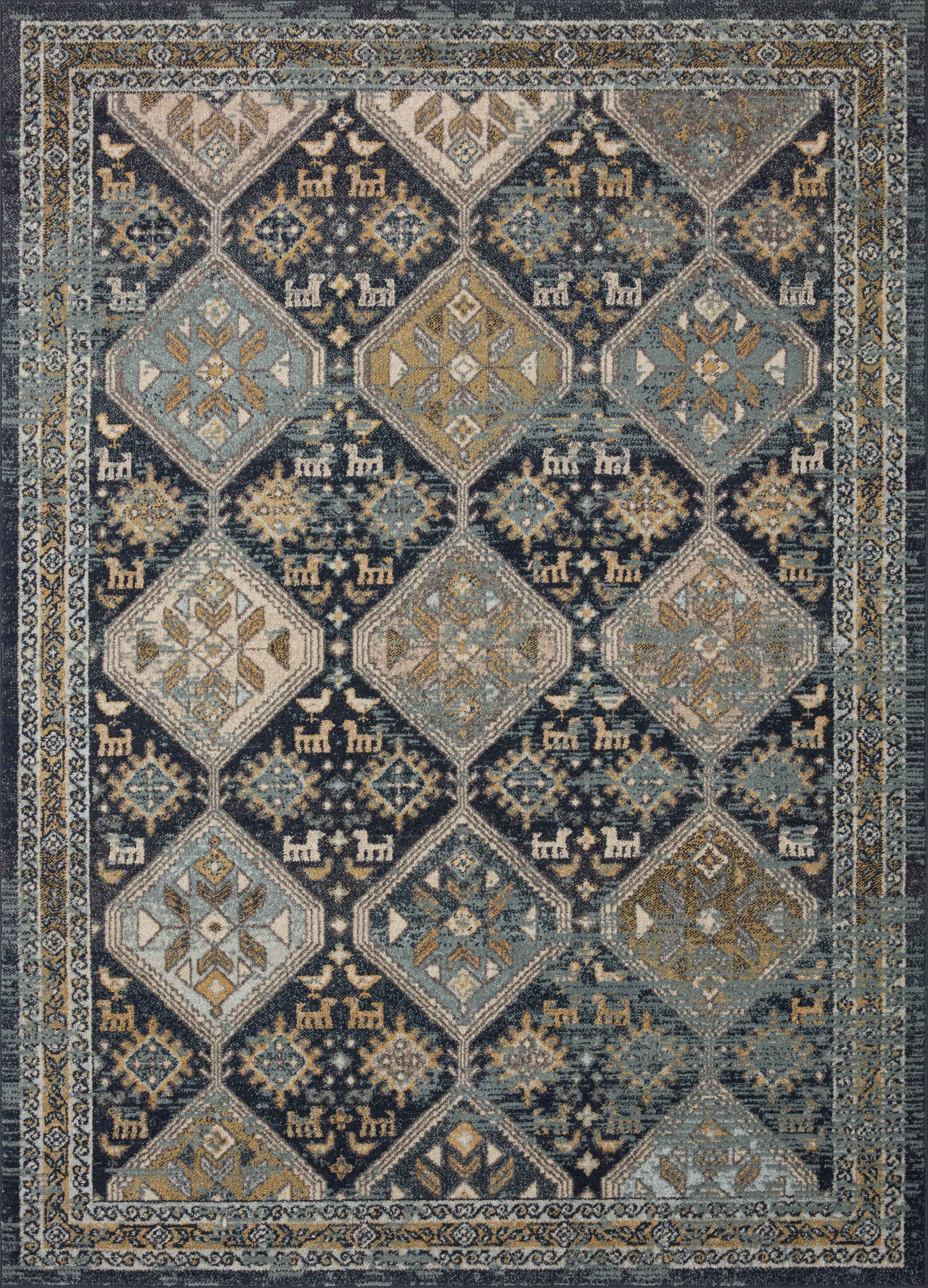 Loloi Jocelyn Southwestern Navy / Blue Area Rug
