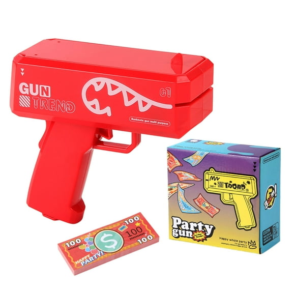 LIANGXR Cash Sprayers Ornament Handheld Party Money Dispenser Party Money Blasters Guns for Event and Celebration