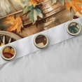 thumbnail image 4 of Manfei Happy Autumn Blackout Curtains Set of 2 (52x84 Each) for Kids, Rustic Sunflower Maple Leaf Window Curtains, Fall Pumpkin Print Curtains and Drapes, Curtains and Drapes Room Decor, 4 of 6