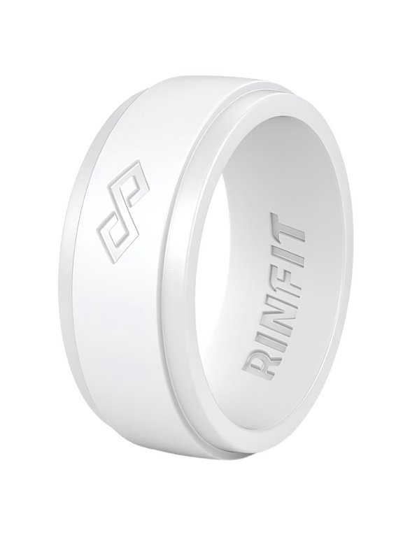 Silicone Wedding Ring for Men - Soft Rubber Wedding Band Replacement - Infinity Collection
