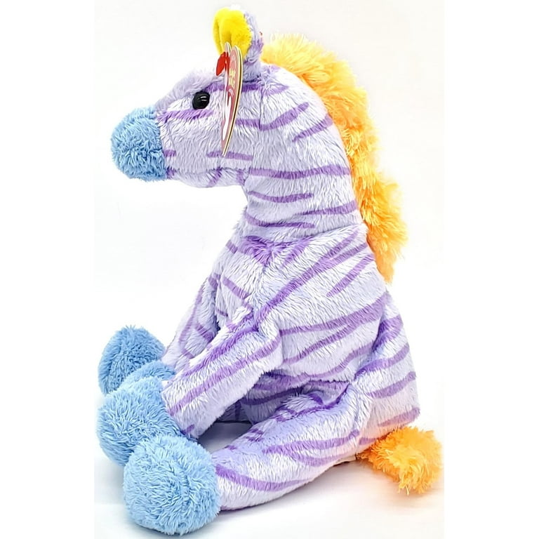Ty Beanie Babies Vegas the Zebra Purple Plush 2003 Greatest
