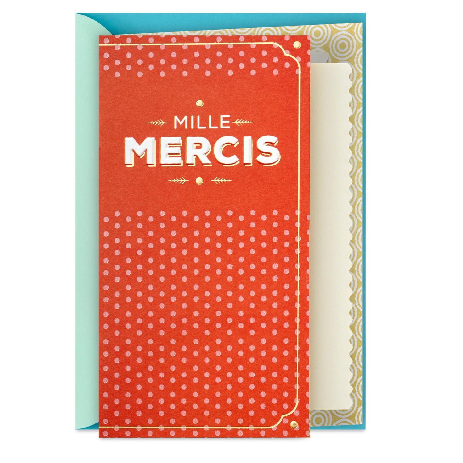 Carte de remerciement – Hallmark (Mille mercis)