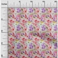 thumbnail image 2 of oneOone Velvet Red Fabric Abstract Floral Craft Projects Decor Fabric Printed By The Yard 58 Inch Wide-1ra, 2 of 5