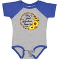 thumbnail image 3 of Inktastic My Great Grandma Loves Me with Sunflower Wreath Boys or Girls Baby Bodysuit, 3 of 5