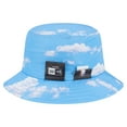 thumbnail image 4 of Men's New Era Black/Light Blue Los Angeles Lakers Summer Sun and Storm Reversible Bucket Hat, 4 of 7