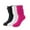 Black/White/Rose, variant on 3 Pairs Little Girl Slouch Socks Slouchy Socks Knee High Scrunch Socks Soft Warm Stacked Boot Socks Long Socks Casual Sport Socks for Kids, 5-8 Years