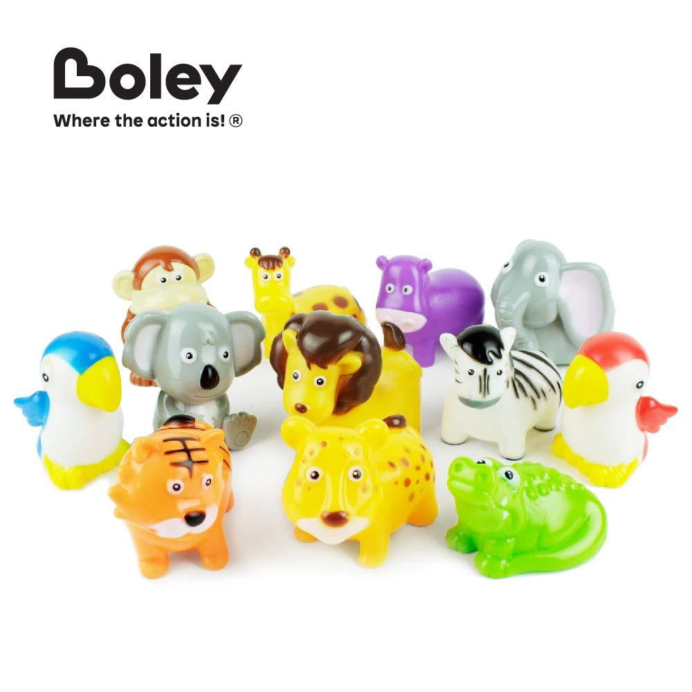Buy BOLEY 12 Piece Bucket of Zoo Animal Figures Online at Lowest Price