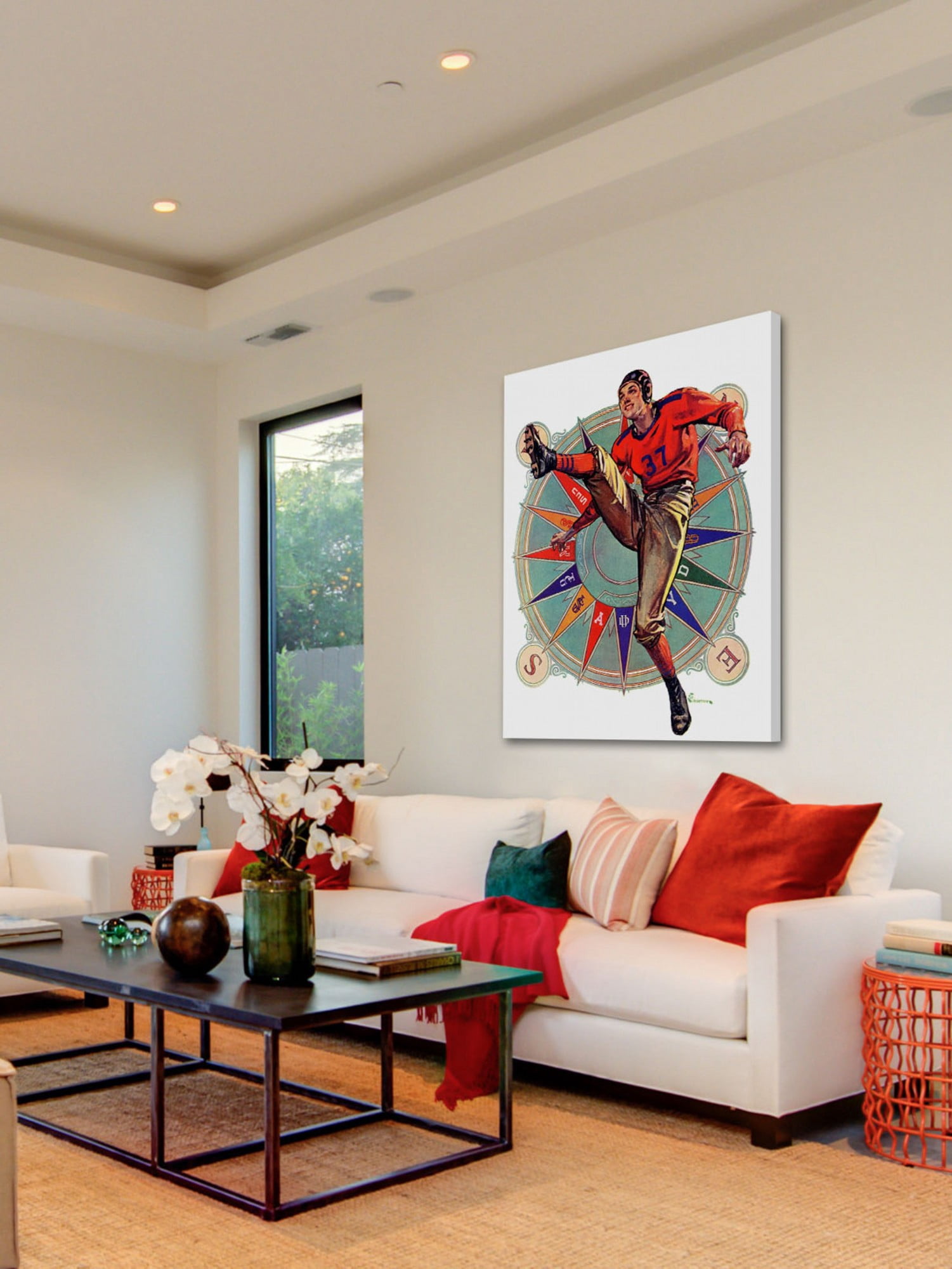 Marmont Hill Kickoff by E.M. Jackson Painting Print on Canvas