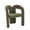 Olive, variant on Homefun Set of 2 Contemporary Designed Teddy Fabric Upholstered Accent Chair Barrel Side Chairs Armchair