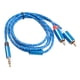 thumbnail image 1 of Cable auxiliar de 3,5 mm, cable de extensión macho, conversión a 2 RCA, cable de audio para transmisión convencional. 05 m, 1 of 8