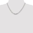 thumbnail image 4 of 925 Sterling Silver Anchor Chain Styles Necklace 5.7 mm Flat 18 inch, 4 of 4