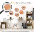 thumbnail image 2 of Wall Decor,bulletin Board, Pin Board, Cork Tiles,hexagon Cork Board With Adhesive Backing Memo Boards Message Board For Office/home/kitchen/dorm Room,, 2 of 5