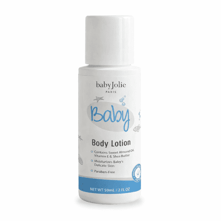 Baby Jolie Baby Lotion Travel Size 2 oz, Gentle Moisturizer for Dry Sensitive Skin