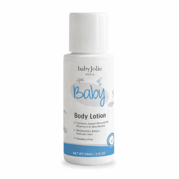 Baby Jolie Baby Lotion Travel Size 2 oz, Gentle Moisturizer for Dry Sensitive Skin