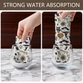 thumbnail image 4 of 2 Pcs Funny Kitchen Towels,Beige Halloween Pumpkin Skull Bat Pattern Microfiber Dish Towels,Kitchen Tea Towels,Kitchen Towel Set (18" X 26"), 4 of 7