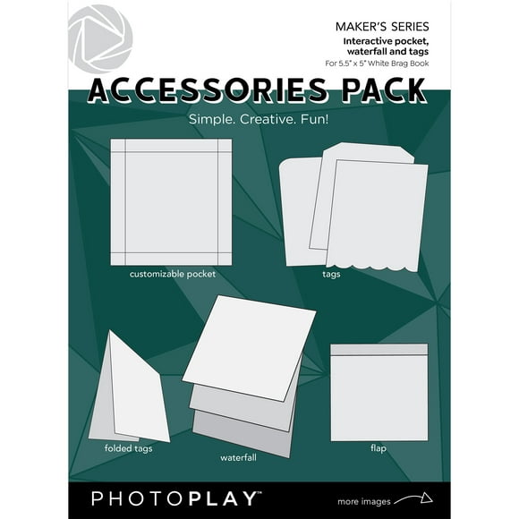 PhotoPlay Brag Book Accessoires Pack-White PPP3347