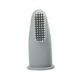 thumbnail image 2 of Baby Finger Toothbrush Children Teeth Clear Massage Oral Cleaning Massager Grey, 2 of 8
