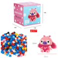 thumbnail image 3 of Men‘s and Women‘s Children‘s Tandem Building Blocks Cartoon Animal Characters Puzzle Plastic Particles Assembled Building Blocks Particles Assembled Building Blocks, 3 of 7