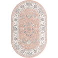 thumbnail image 2 of Rugs.com Aurelia Collection Rug – 5' x 8' Oval Rose Medium-Pile Rug Perfect For Living Rooms, Large Dining Rooms, Open Floorplans, 2 of 3