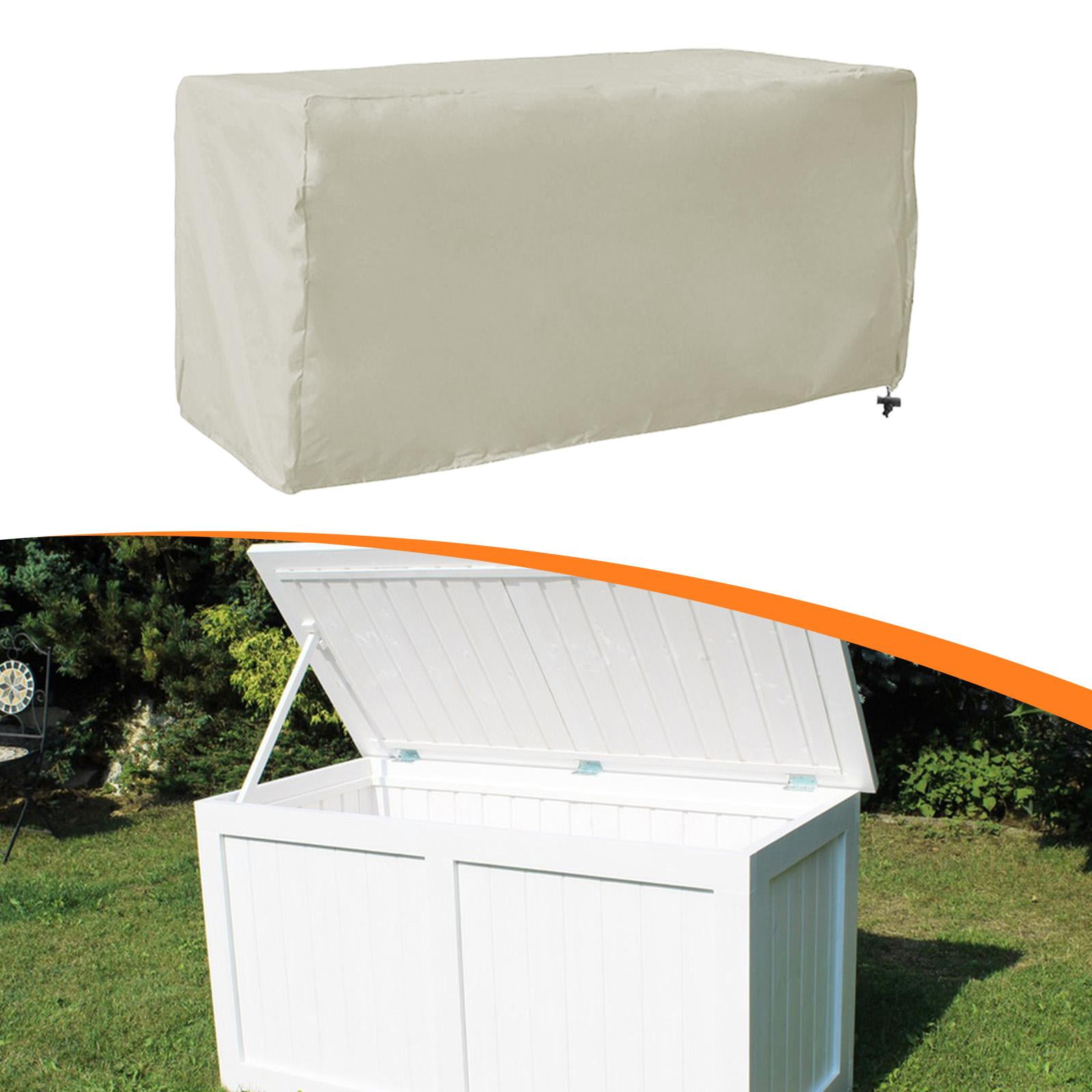 Deck Box Cover Storage Box Covers Outdoor Storage Bench Cover Waterproof Oxford Cloth for Patio Furniture