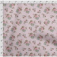 thumbnail image 4 of Soimoi Floral Vintage Print Poly Taffeta Fabric Decor Sewing Fabric By The Yard 56 Inch Wide Decorative Fabric For Outdoor Upholstery Umbrellas And Home Accents Pink, 4 of 5