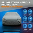thumbnail image 4 of Kayme Heavy Duty Outdoor Nonwoven Car Cover, Custom Fit Volkswagen Beetle/New Beetle/VW Bug, Waterproof All Weather for Automobiles, 4 of 6