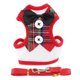 thumbnail image 1 of Pet Harness Leash Stylish Cute Bowknots Breathable Mesh Adjustable Dog Vest Harness for Dogs Puppies Red Grids M, 1 of 1