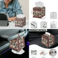 thumbnail image 7 of ZIATUBLES American Tribal Ethnic Pattern Office Chair Cover with Armrest Covers, 5 Compartments Remote Control Holder and PU Leather Tissue Box Cover, 5 Piece Home Office Decor Accessories Set, L, 7 of 7