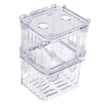thumbnail image 4 of Acuario de peces Caja de aislamiento para cría de peces Tanque de incubación de guppies de doble capa transparente para cría de peces J6I5, 4 of 6