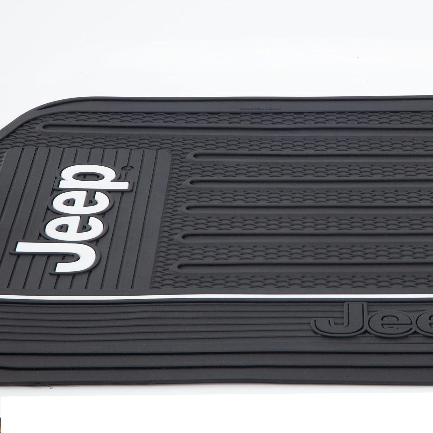 Plasticolor 001611ZX4 Jeep Elite 4pc Front and Rear Floor Mat kit