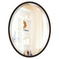 thumbnail image 4 of OVALCREST - London Framed Oval Mirror - Black Walnut 17 1/8" x 21 1/8", 4 of 7