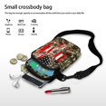 thumbnail image 7 of HELLHERO American Flag Deer Design with Adjustable Strap Women Shoulder Bag Lightweight for Daily Commute or Casual Outings, 7 of 7