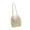 White, variant on Abbracc Bead Shoulder Bag Fashion Portable Clutch Purse for Working Outdoor Shopping White