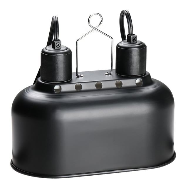 Lámpara para reptiles Simple Deluxe con doble cúpula, 100 W