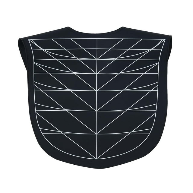 Chal de silicona larga para el cabello, hecha de material suave, fácil de usar y limpiar. Se utiliza como protector de cuello para peinados.